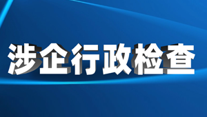 涉企行政检查
